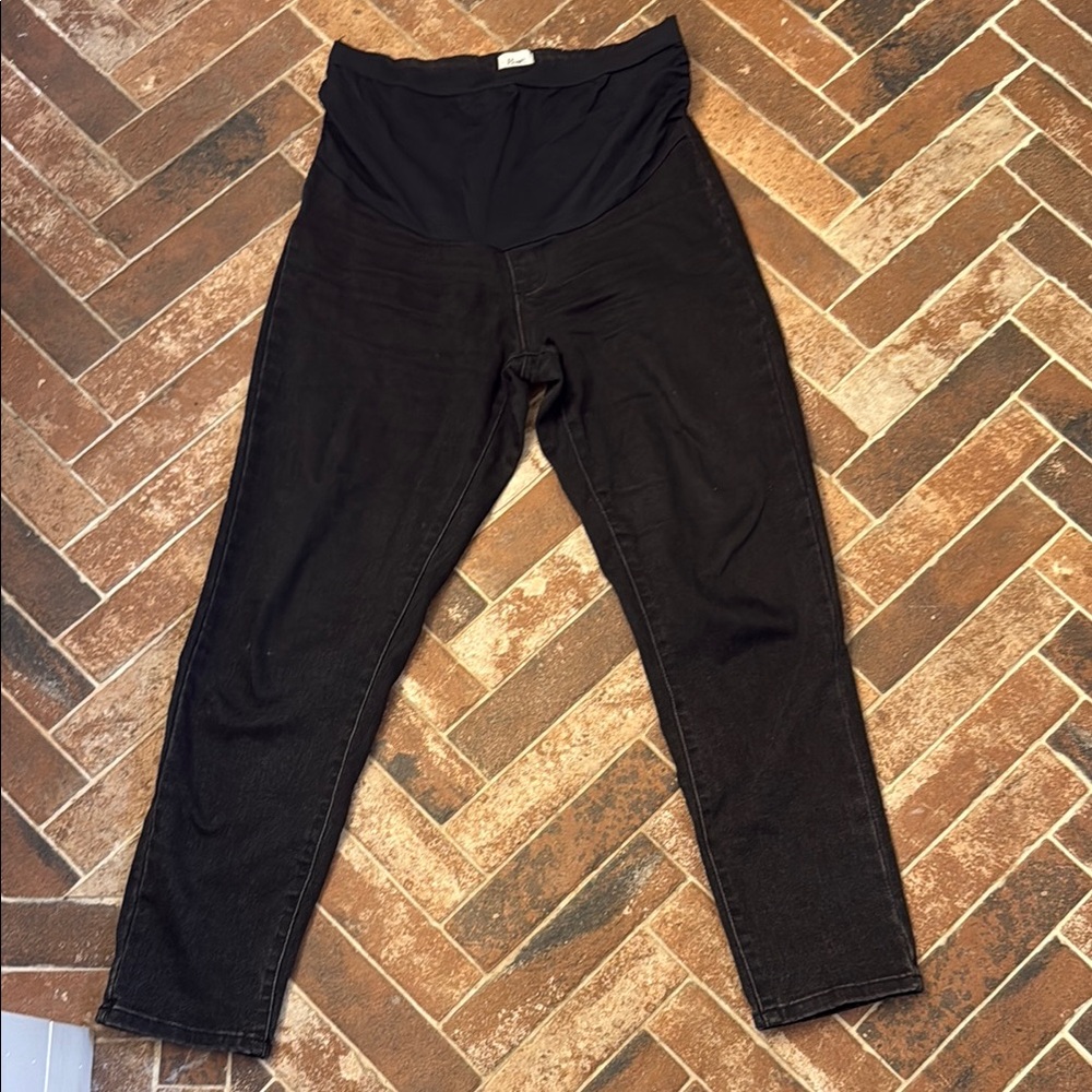 BAE The Label black maternity jeans